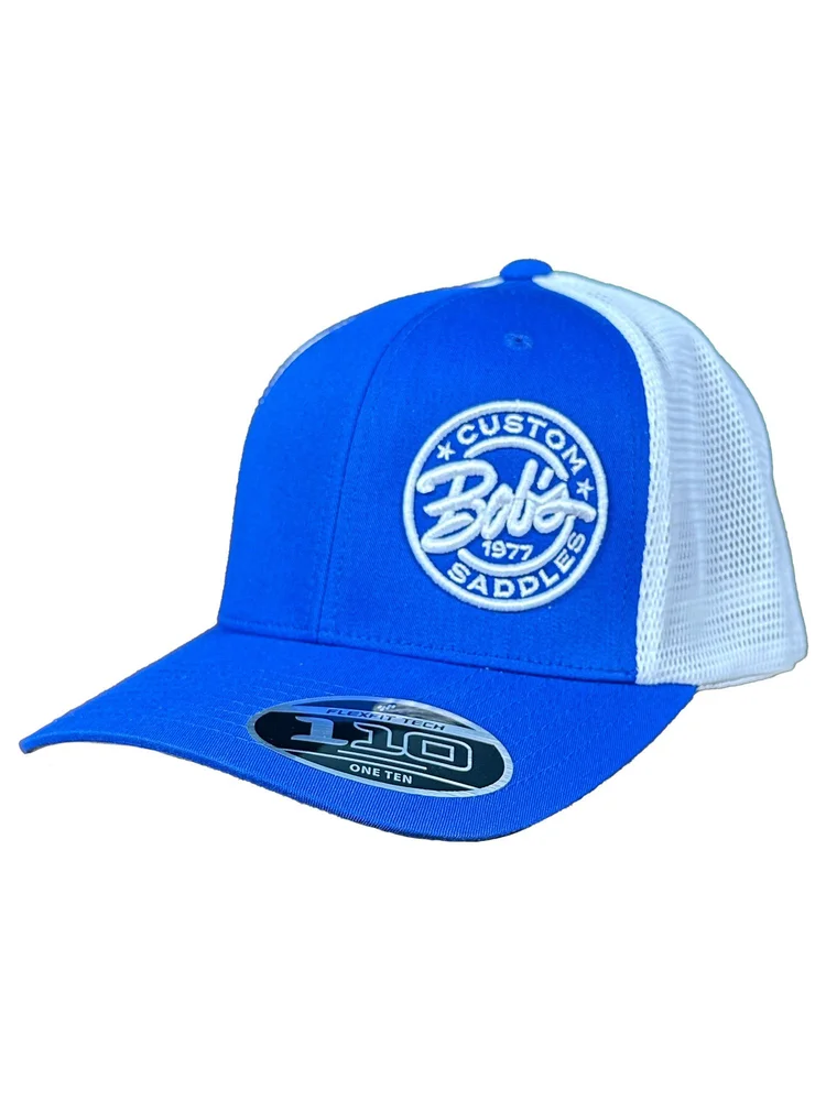 05 - Blue Cap with Round White Logo